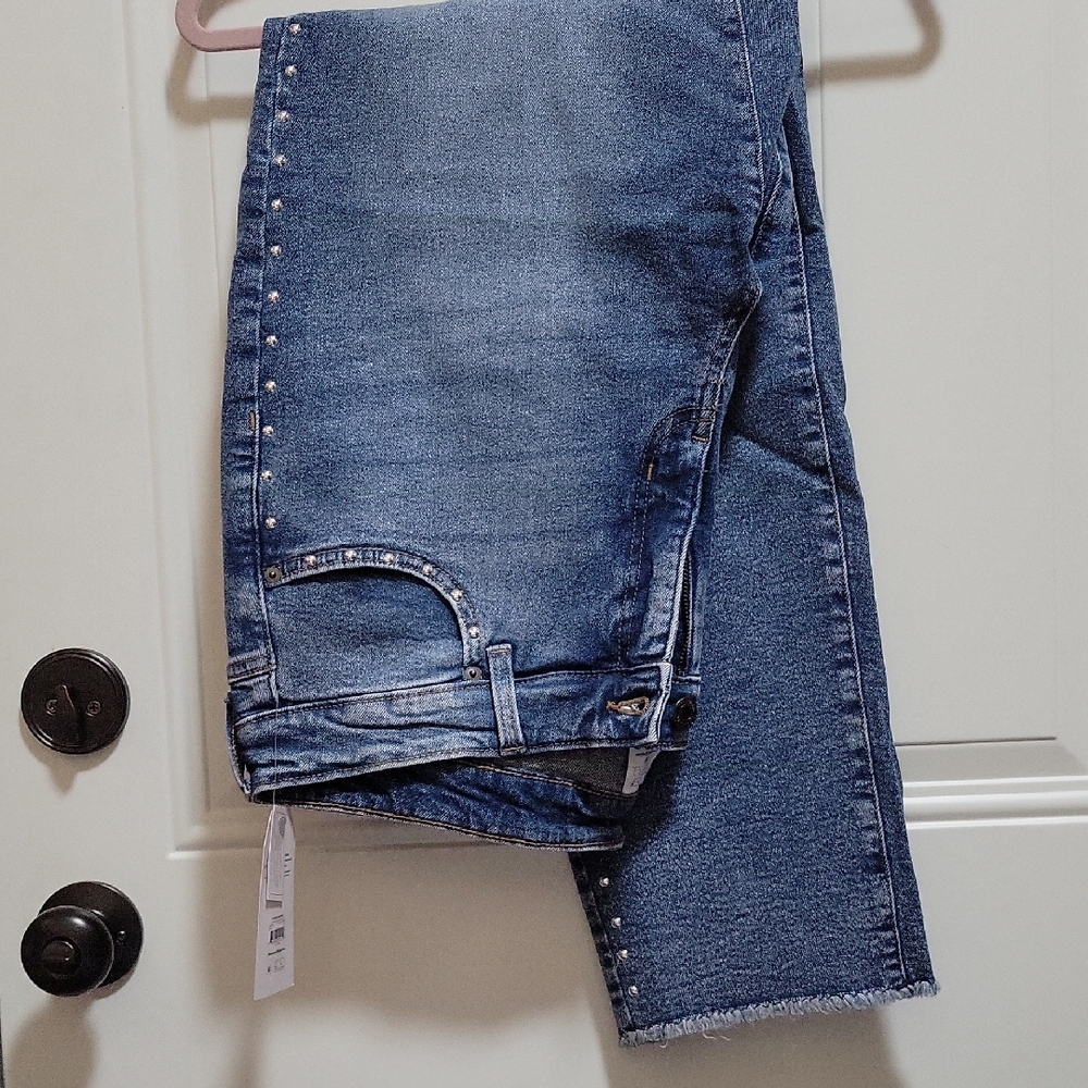 Jeans Womens Time and Tru Mid-Rise Straight Jeans